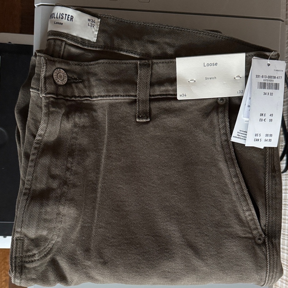 NEW Hollister Loose Carpenter Jeans